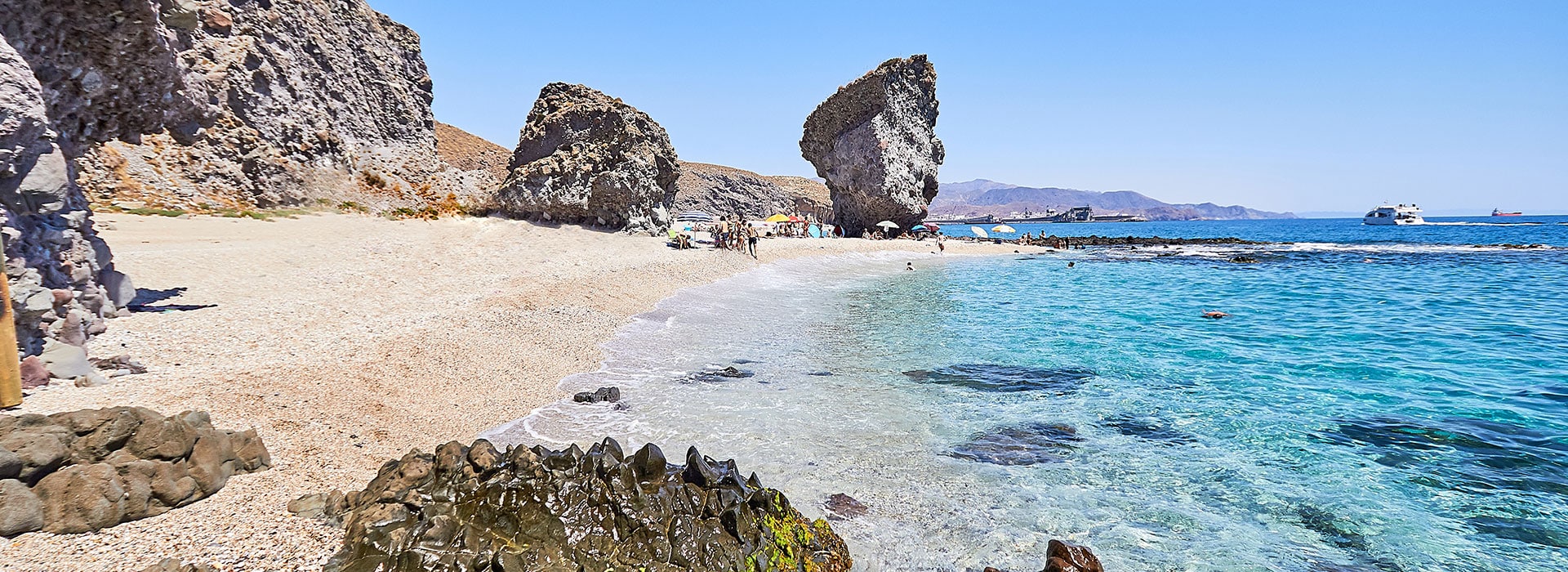 Playa de los Muertos, en el Parque Natural del Cabo de Gata